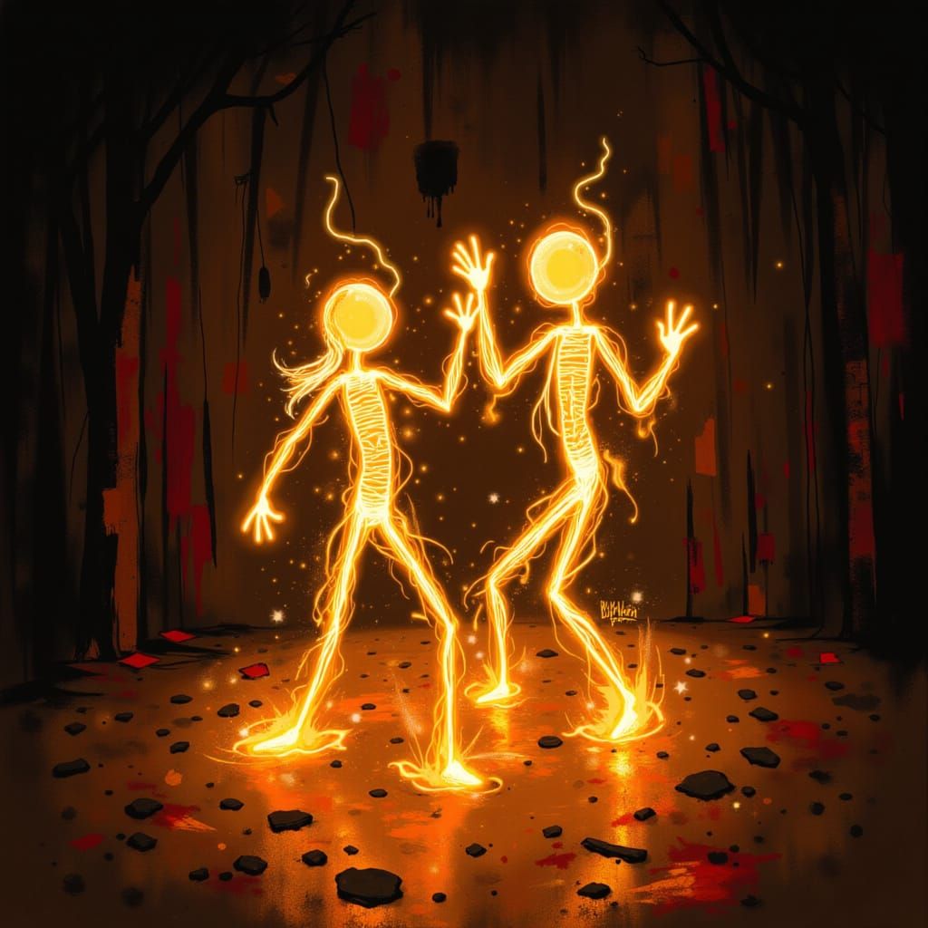 Fire Dancer with Dancing Aliens Lora