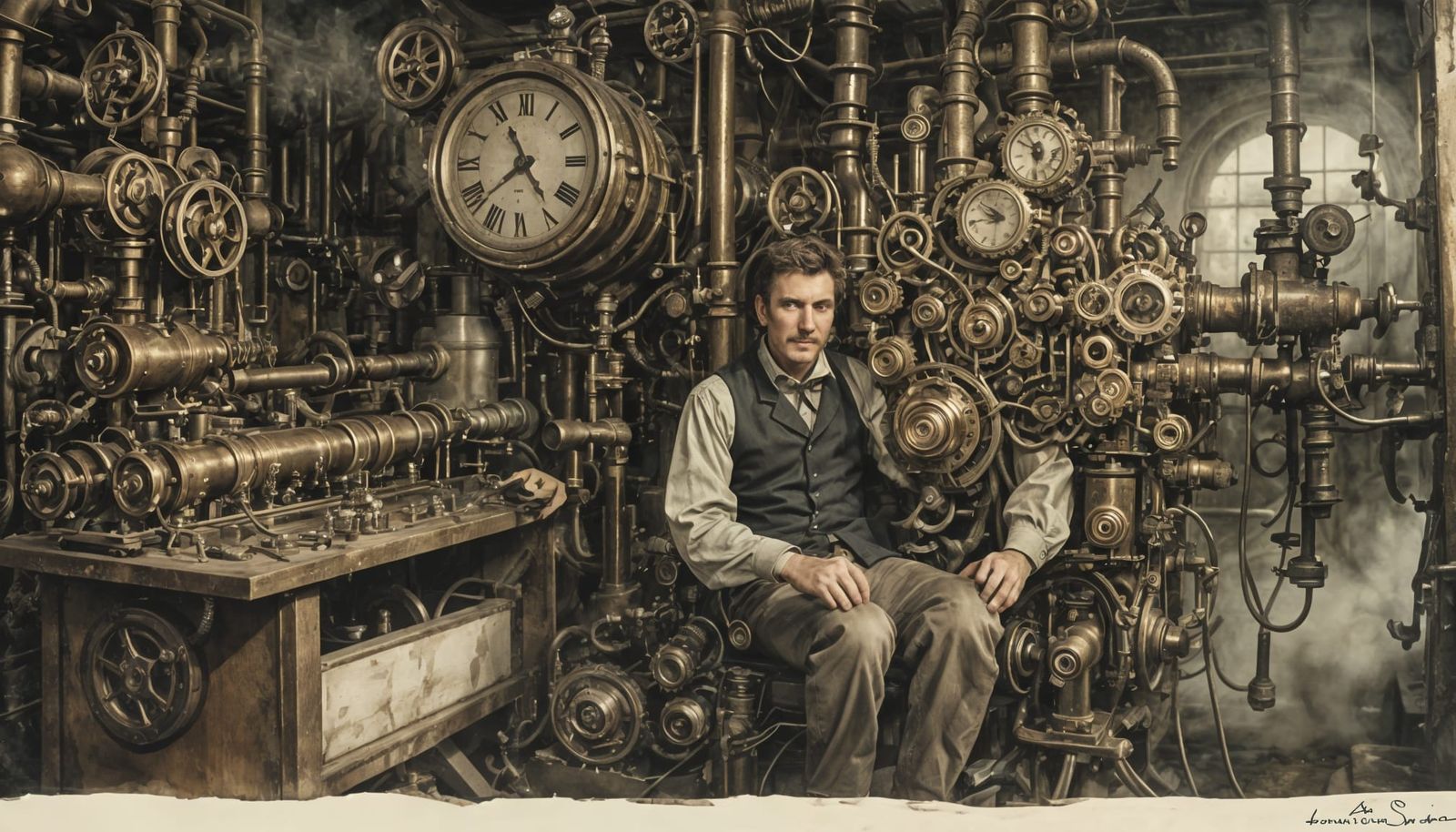 Steampunk Engine Design