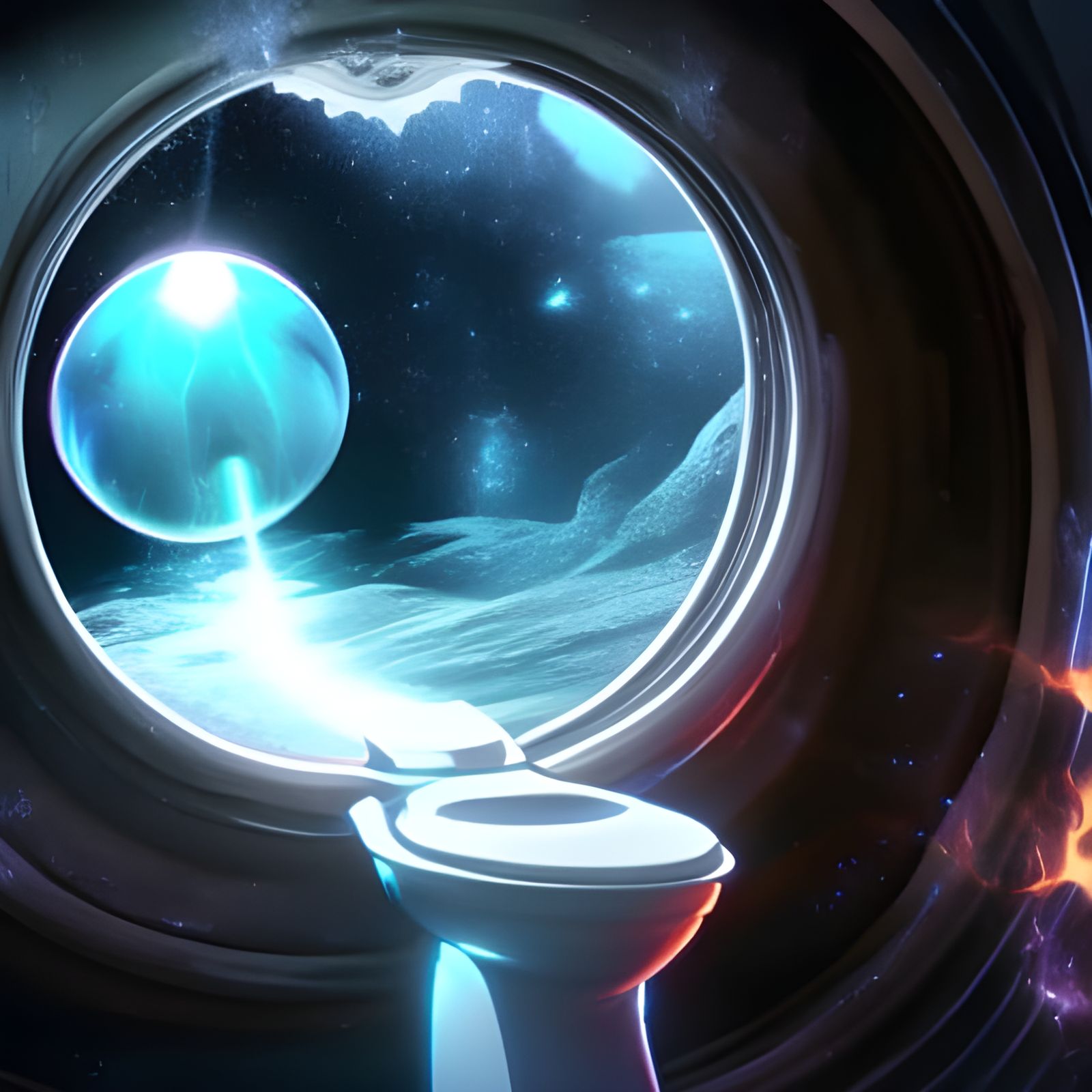 Poortal (or) Interdimensional Plumbing (or) Portaloo