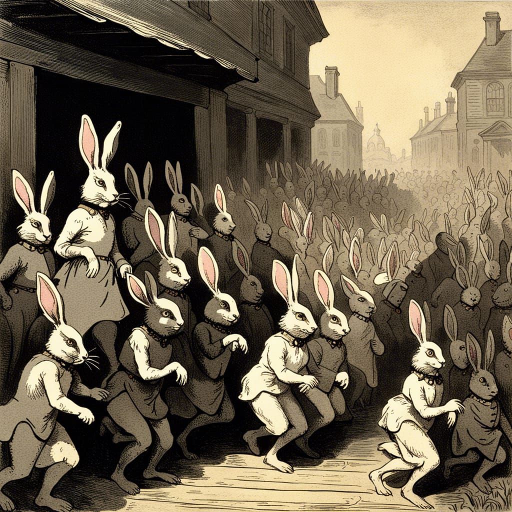 Easter bunny parade