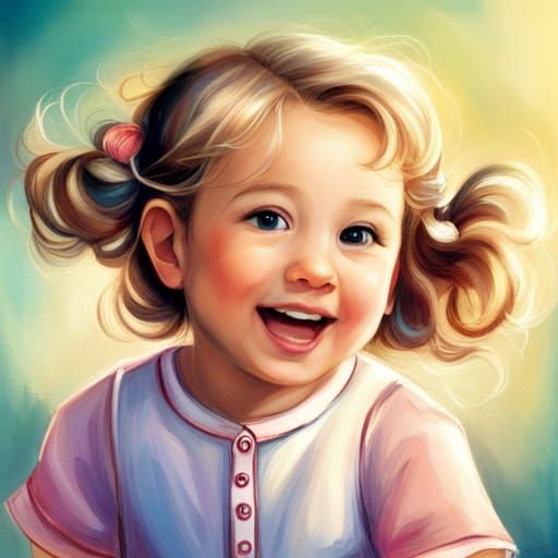 Happy Infants Radiating Pure Joy