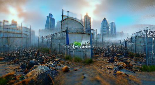 Barren Wasteland: A Desolate Landscape