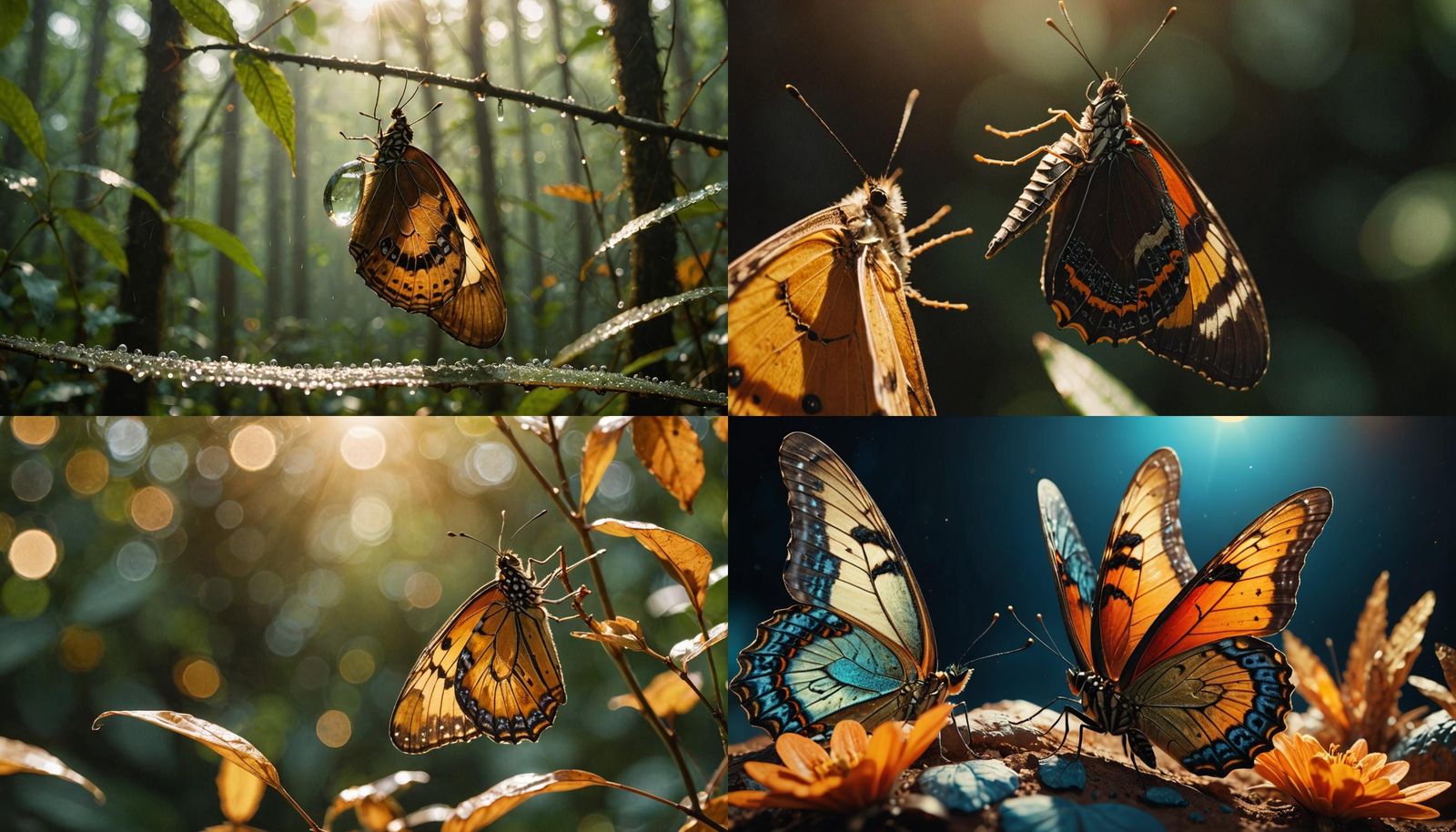 Butterfly Emerging: Ultra-Realistic 4K Cinematic Still