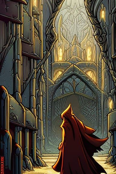 Elves Gather Around White Fire in Elvish City