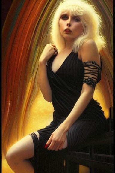 Majestic Portrait of a Young Woman