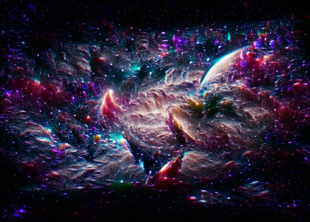 Spectacular Space Scene in 8K Resolution