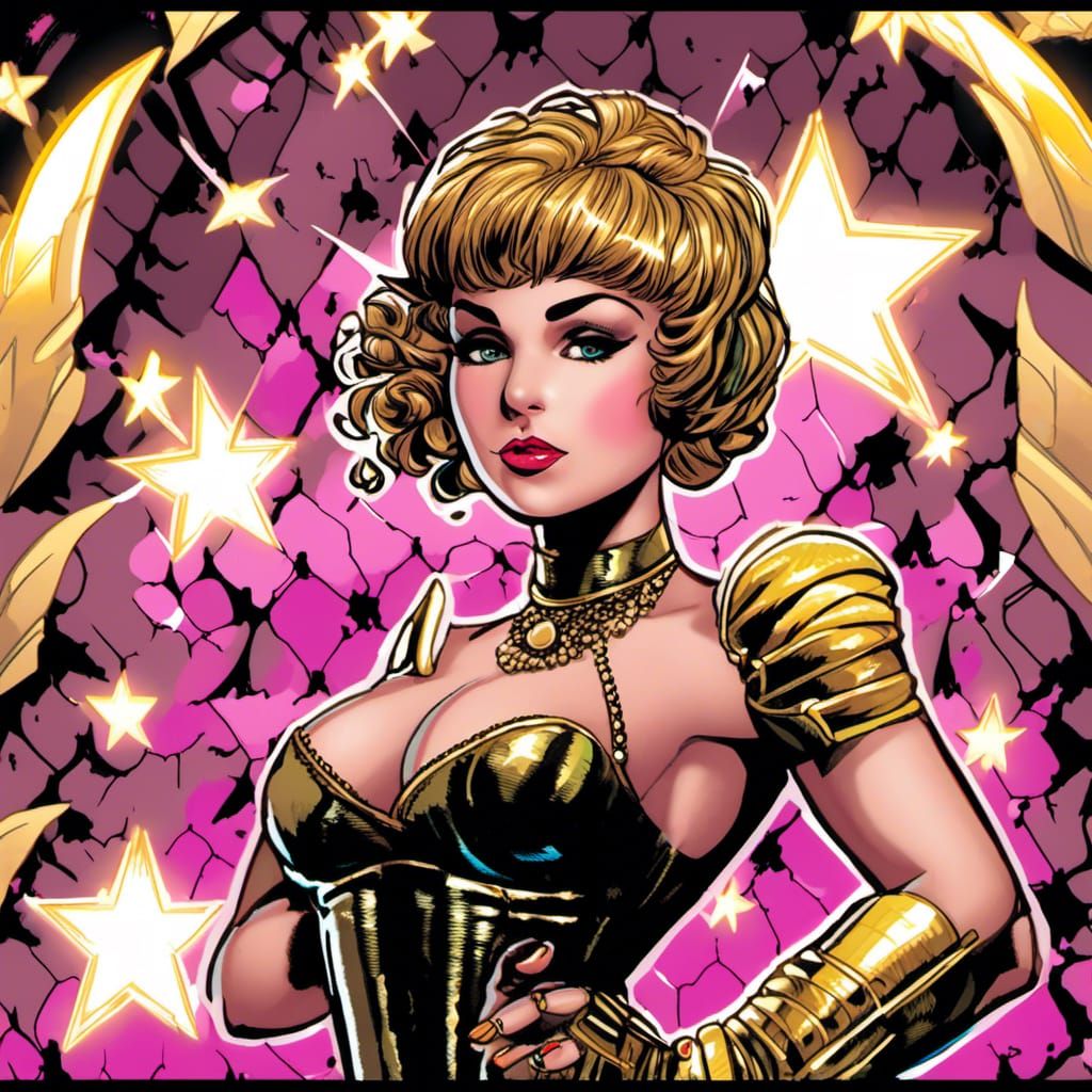 Madonna Material Girl Era in Comic Book Art