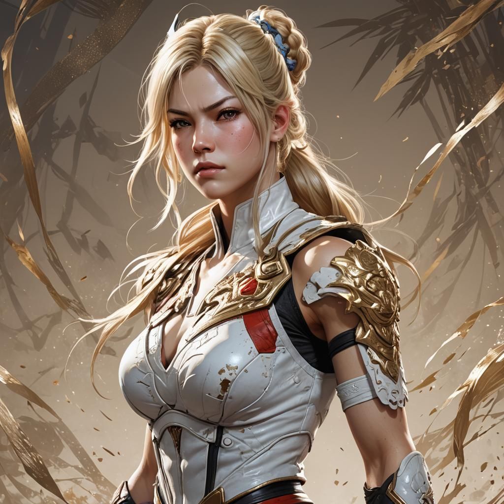 Nina: Tekken Fighter in Hyperdetailed Portrait