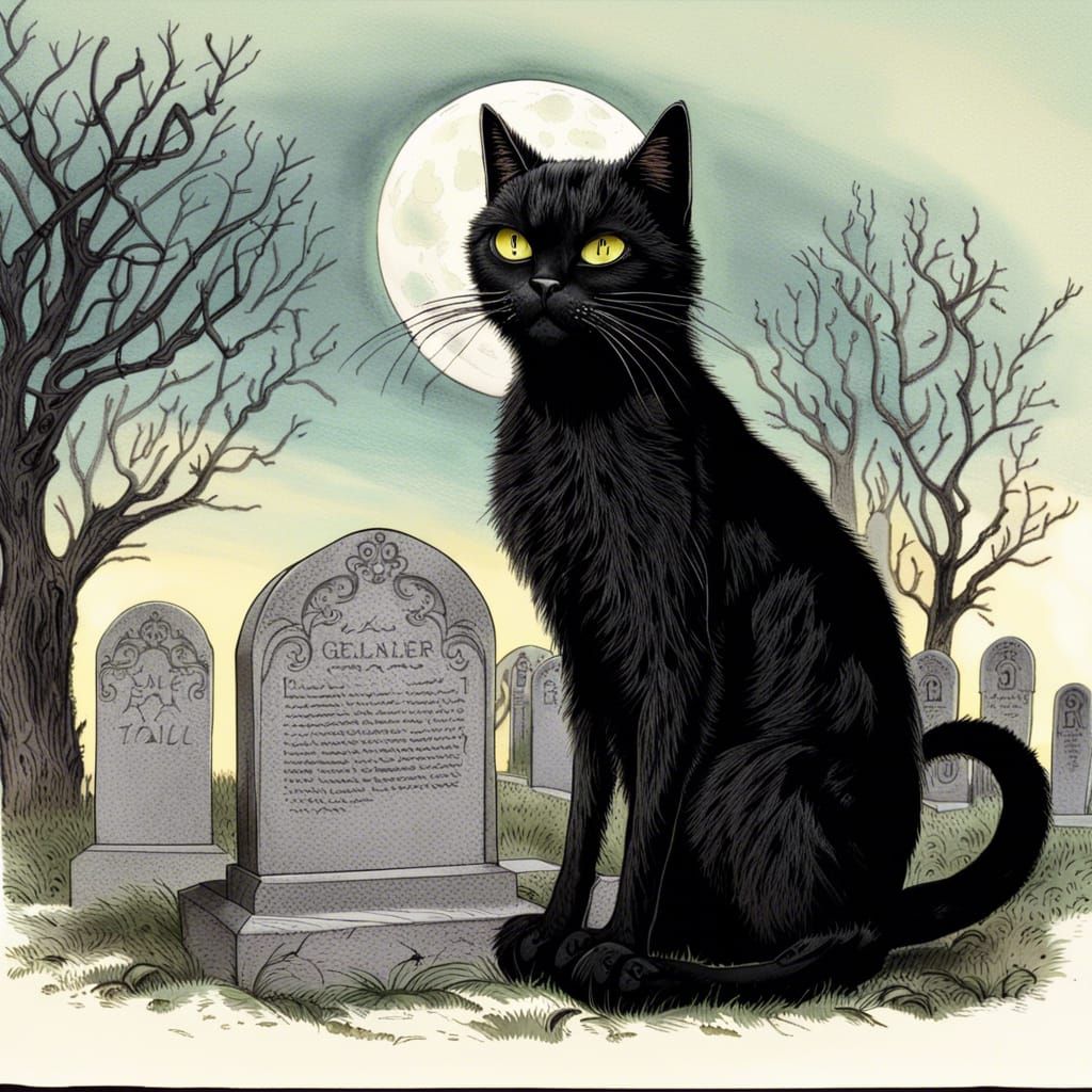 "C is for the cat that outgrew the cemetery"