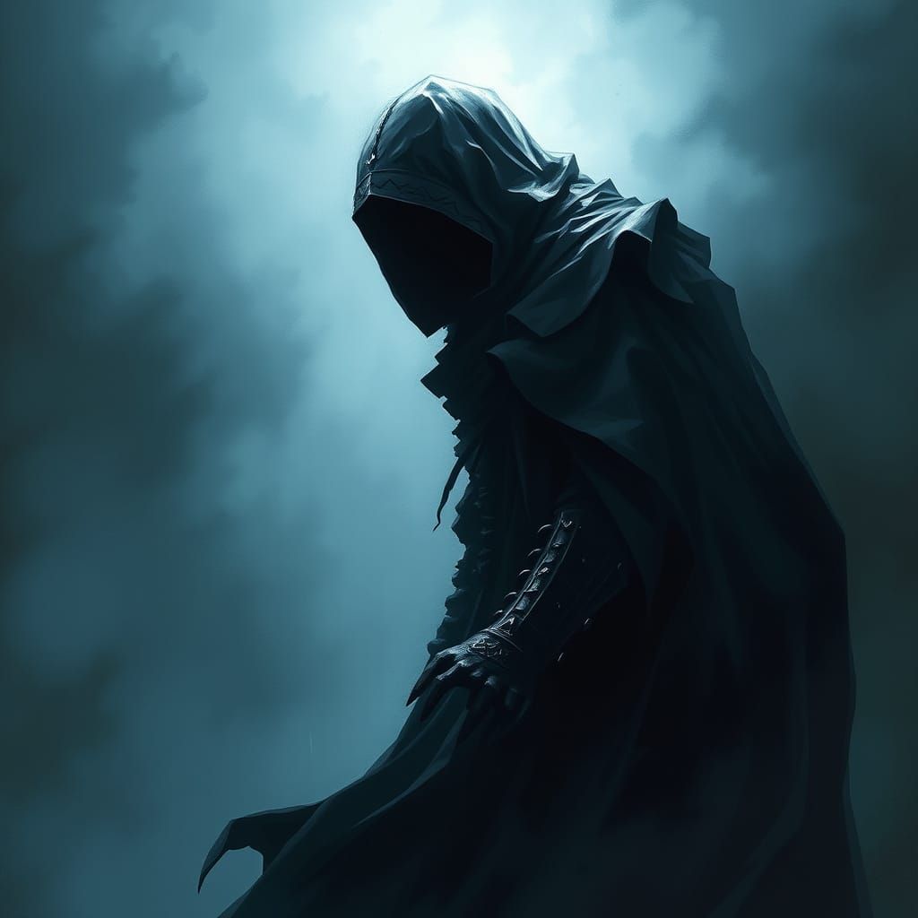 Dark Fantasy Assassin in Lineage 2 Style