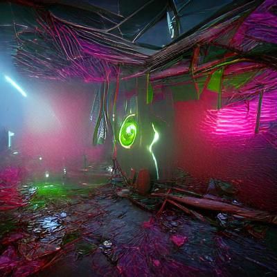 Tormented Soul in Neon: 3D CryEngine Art