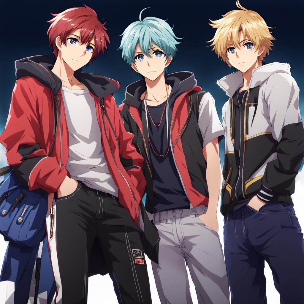 Anime Boys Generated by AI