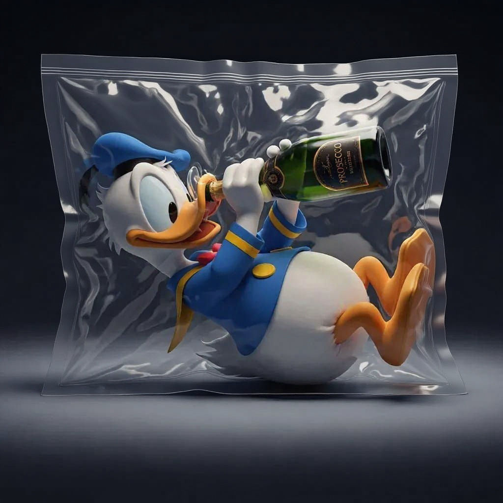 Unsettling Abstract Form Emphasizing Sliminess