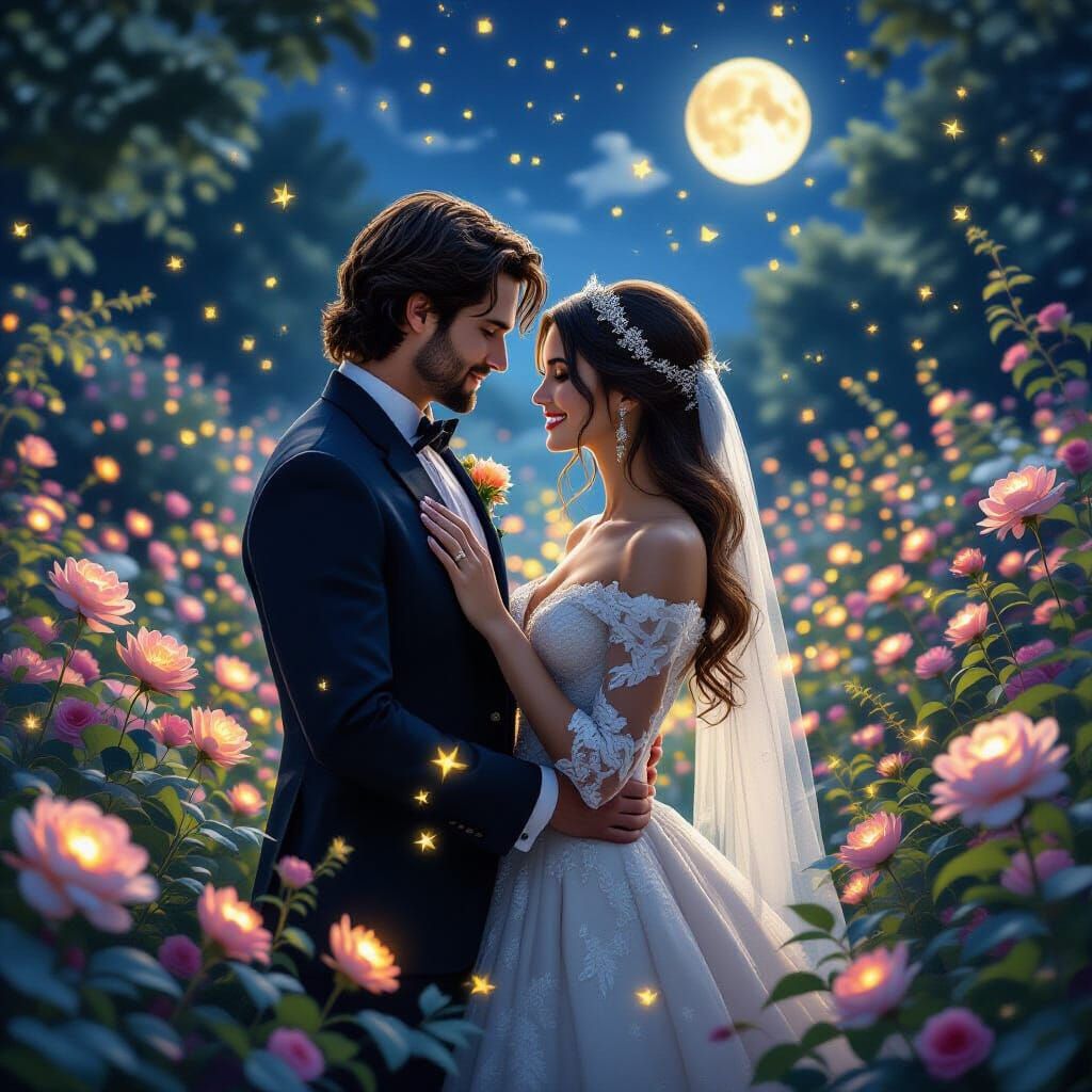 Royal Couple in Secret Magical Garden