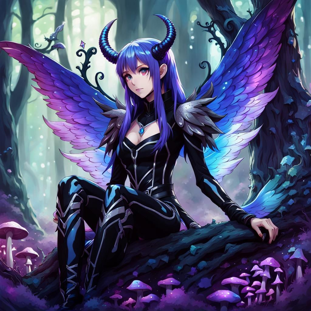 Anime Devil With Wings