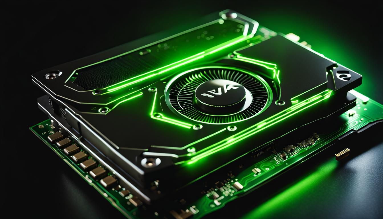 NVIDIA GTX 3060 with Green Neon Lights