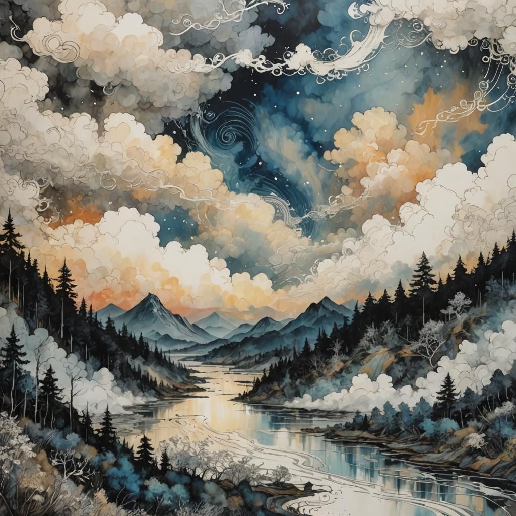 Swept Airfoil Aerodynamic Sketch in Pixel Art