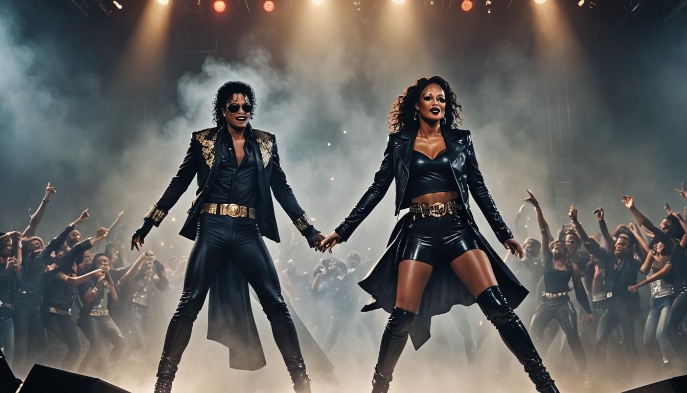 Michael Jackson and Rihanna Duet in Concert