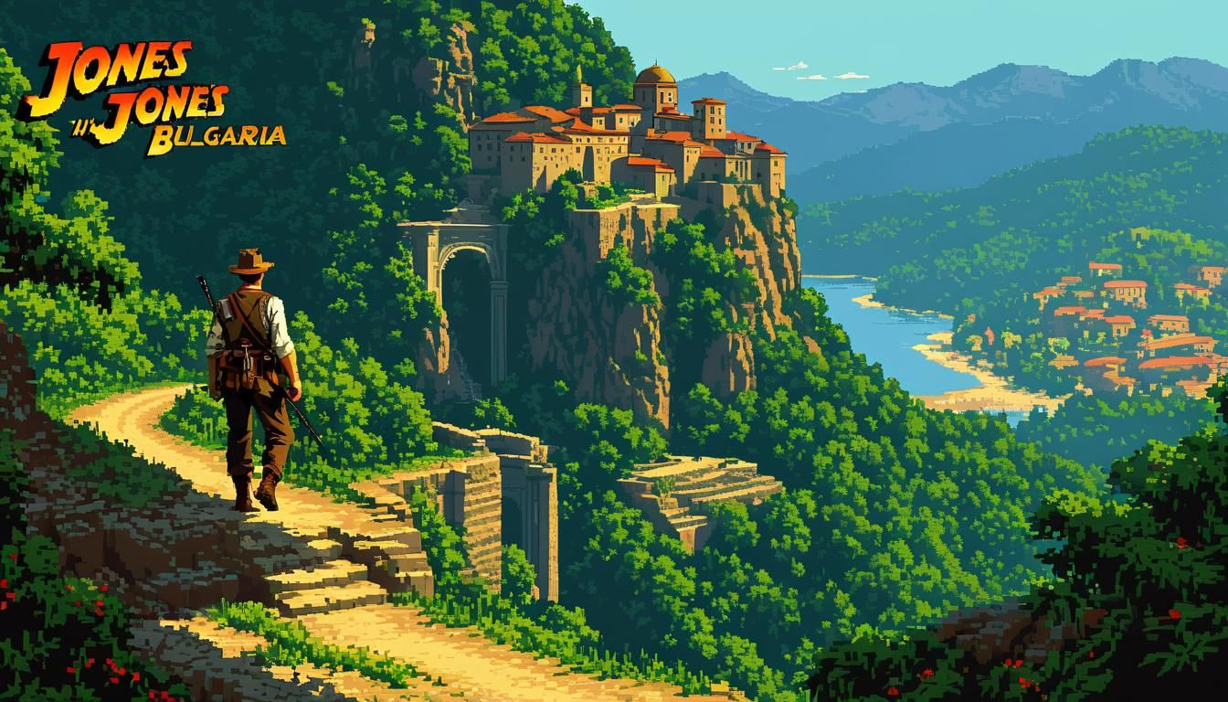 Indiana Jones in Bulgaria: 90s Pixel Art