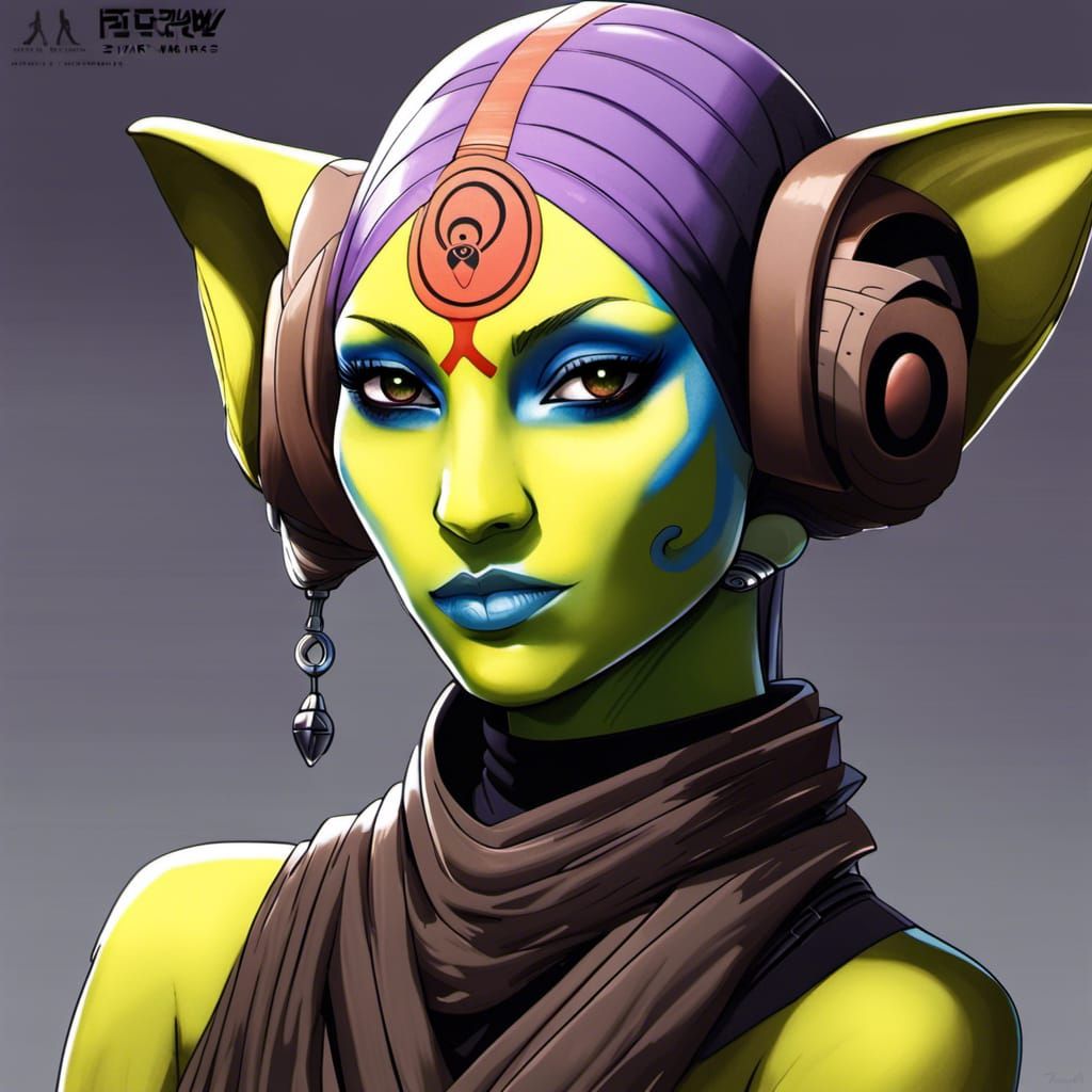 Twi'lek Sith in Anime Style