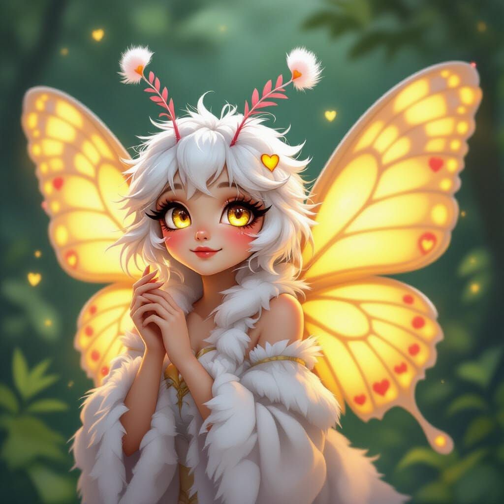 Anthro Silk Moth of Love and Warmth