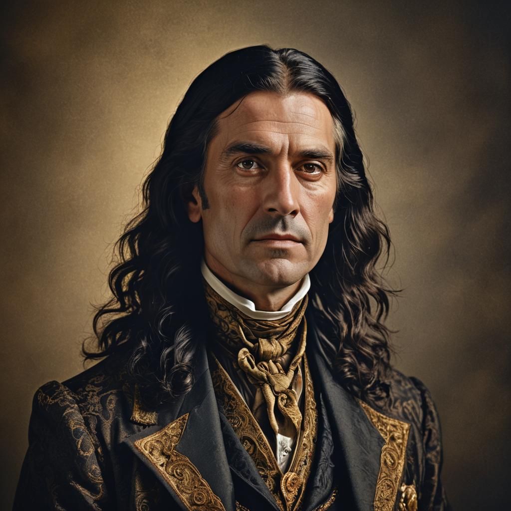 Victorian Noble Lord Portrait in Golden Light