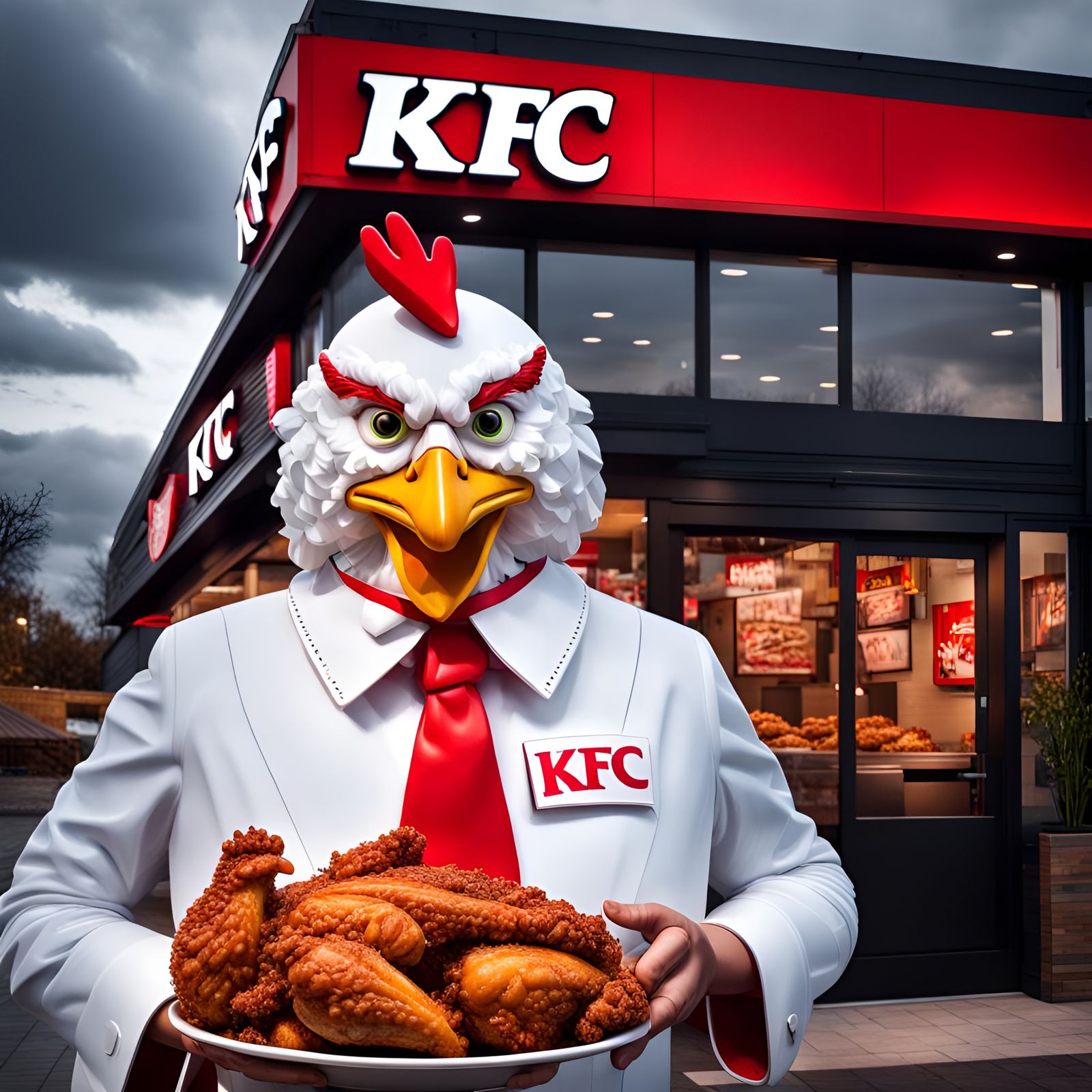 Eat more chicken.
Signed, the cow.