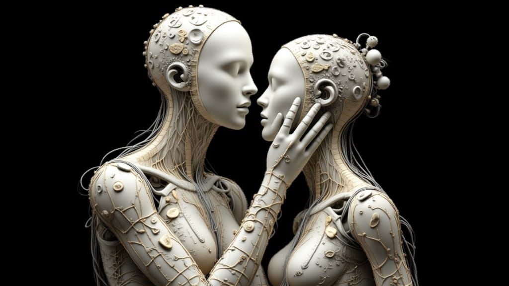 Mannequin Figures in Sci-Fi Style