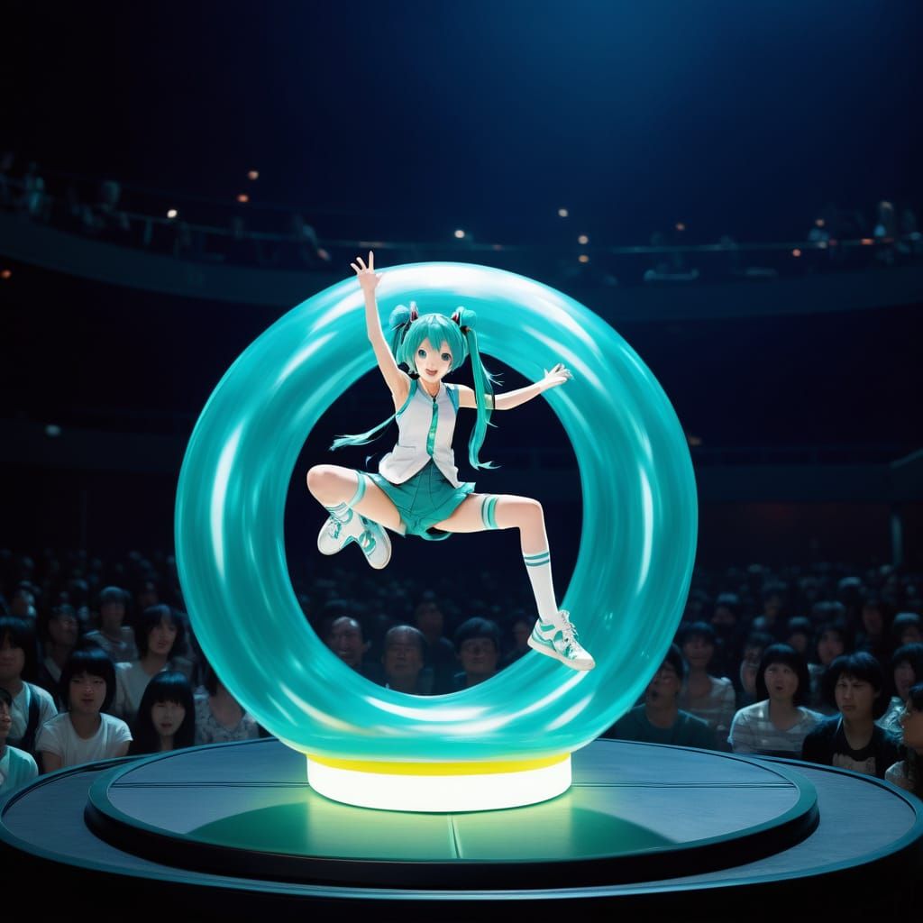 Hatsune Miku in Vibrant Movie Magic