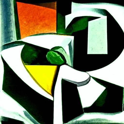 Abstract Cubist Marijuana in Euclidean Style