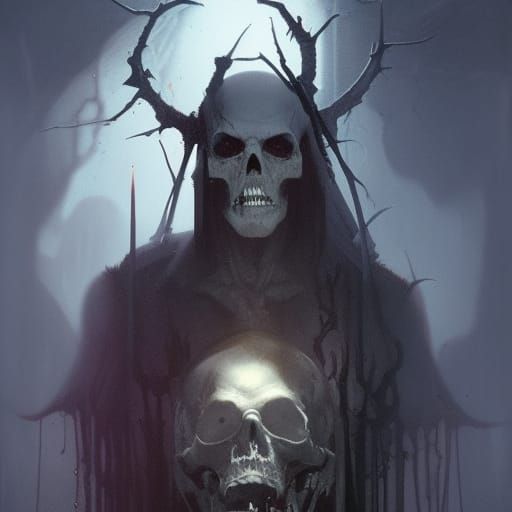 Sinister Decay: A Macabre Scene of Death