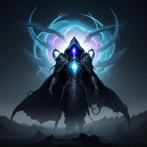 Protoss Dark Templar Zealot on Alien Planet