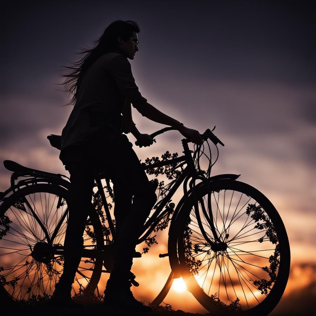 Hyperrealistic Silhouette Lights in Fantasy Setting