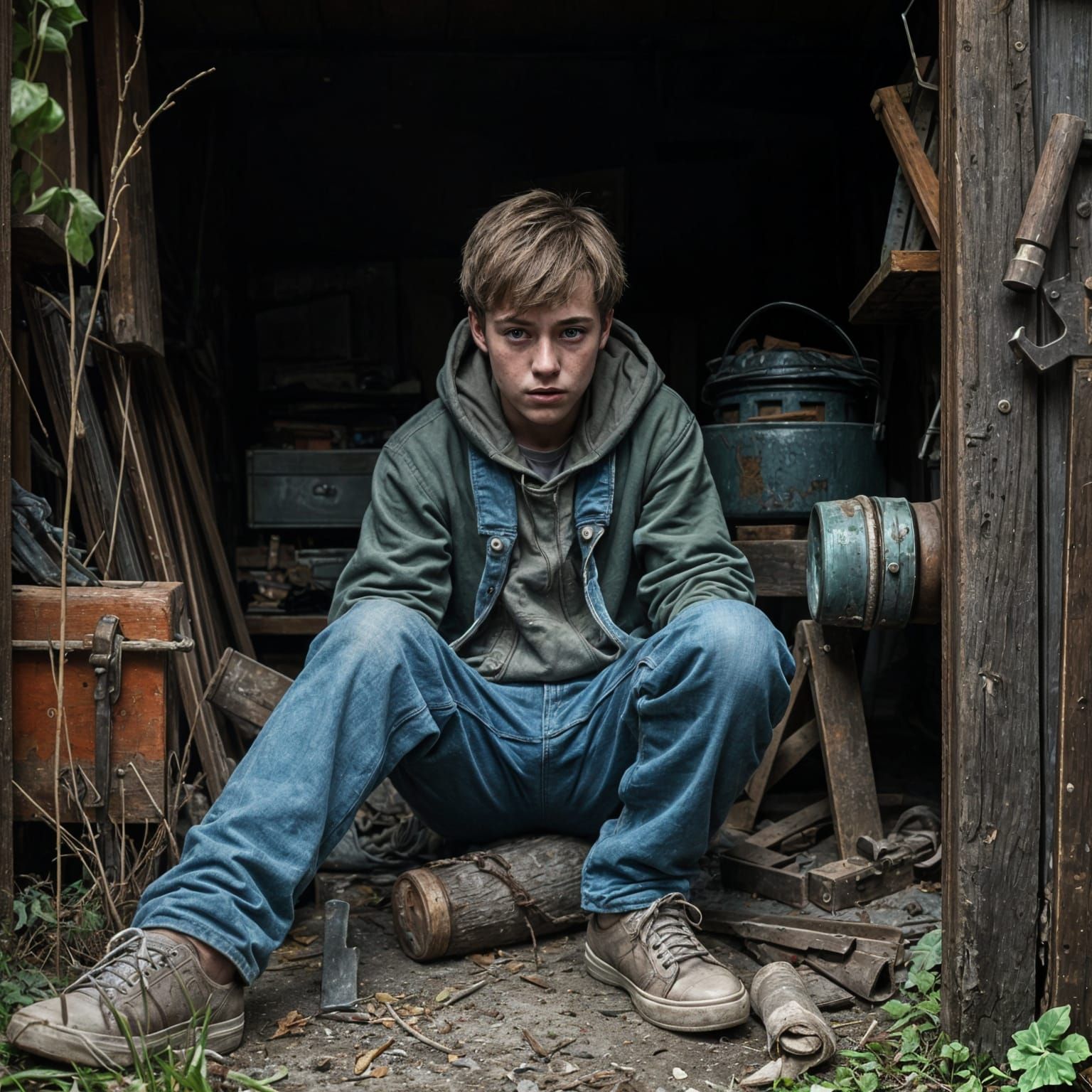 Truant Teenager Hides in His Shed, Secretly Skipping School