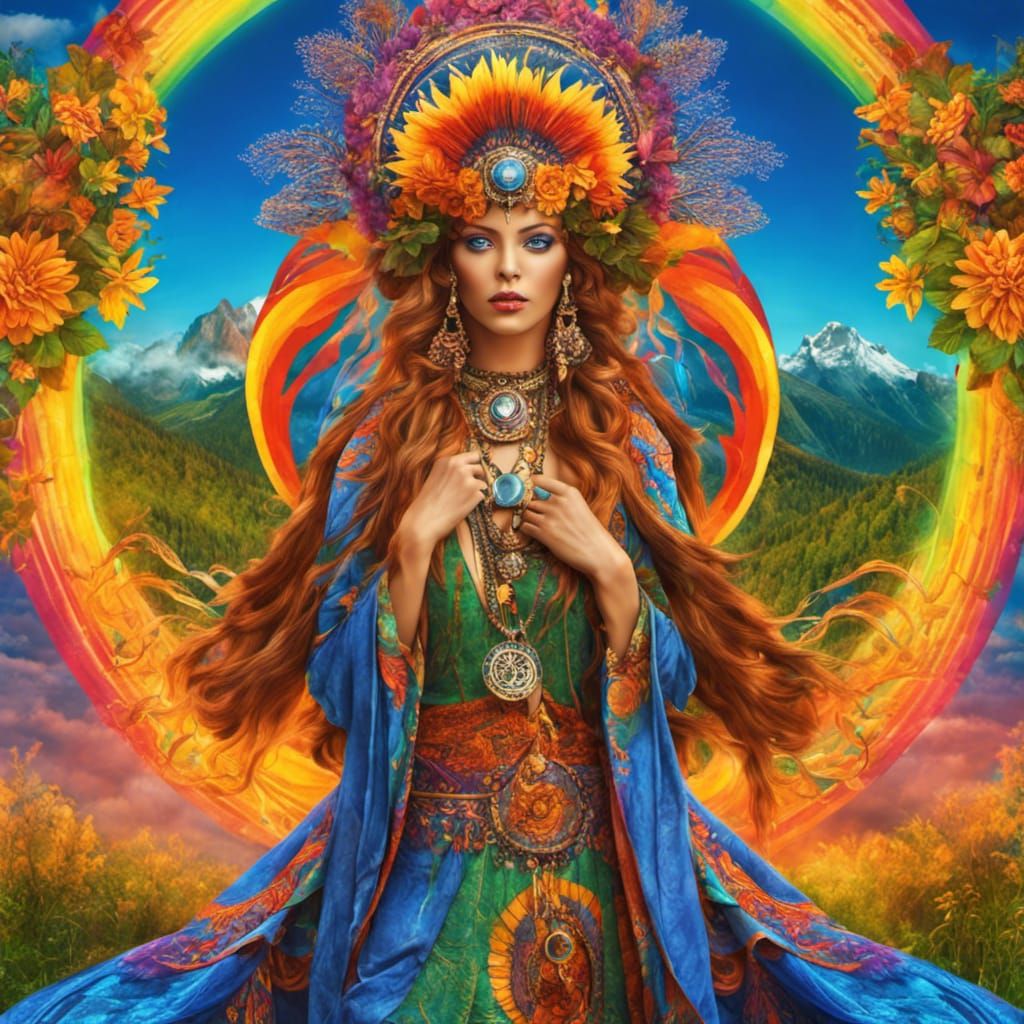 Pagan Hippy Goddess