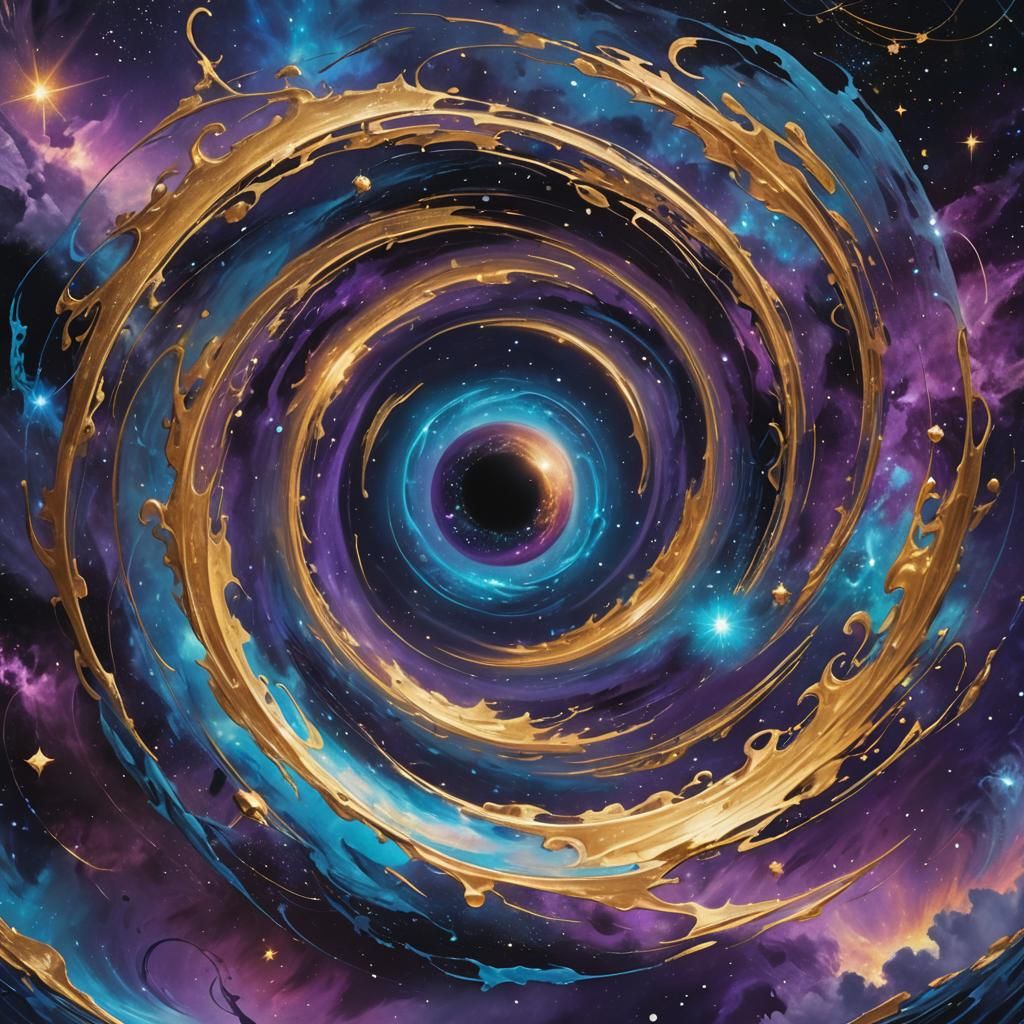 Surreal Space Entity Emerges from Wormhole