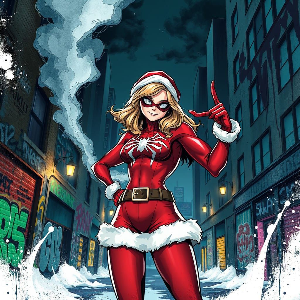 Gwen Stacy Steals Christmas as a Smiling Spider Heroine