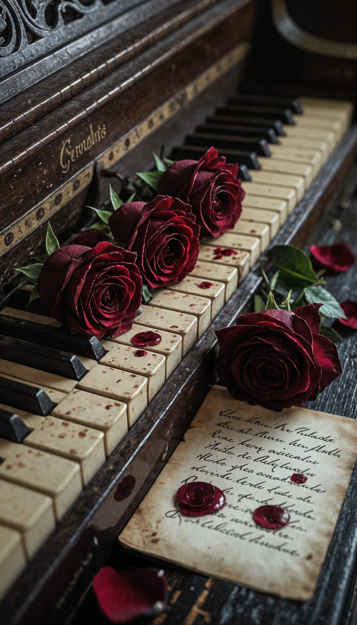 Antique Piano: A Vampire's Tragic Love Story