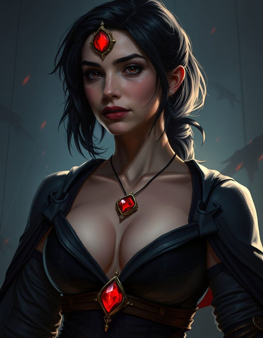 Emma Roberts as Raven: Mystical Superheroine