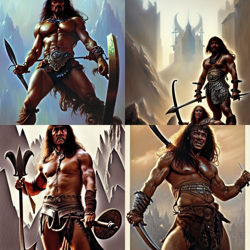 Epic Movie Poster of Conan The Barbarian