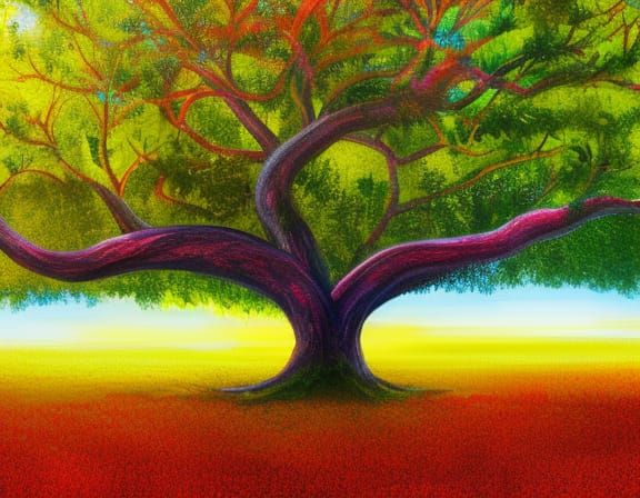 Fantastical Tree Asks for Rain on Phone