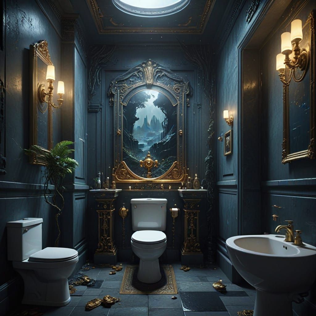 Civilization and Toilet: Epic Digital Matte Painting