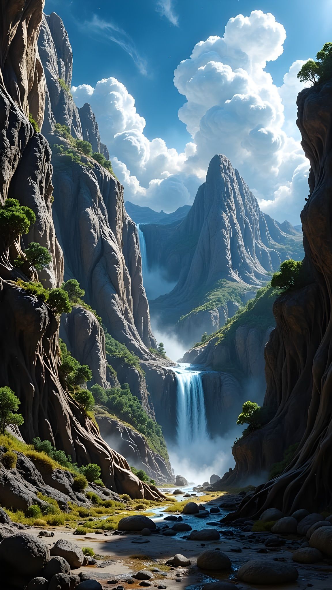 Epic Cliff Landscape: A Stunning Detailed Vista