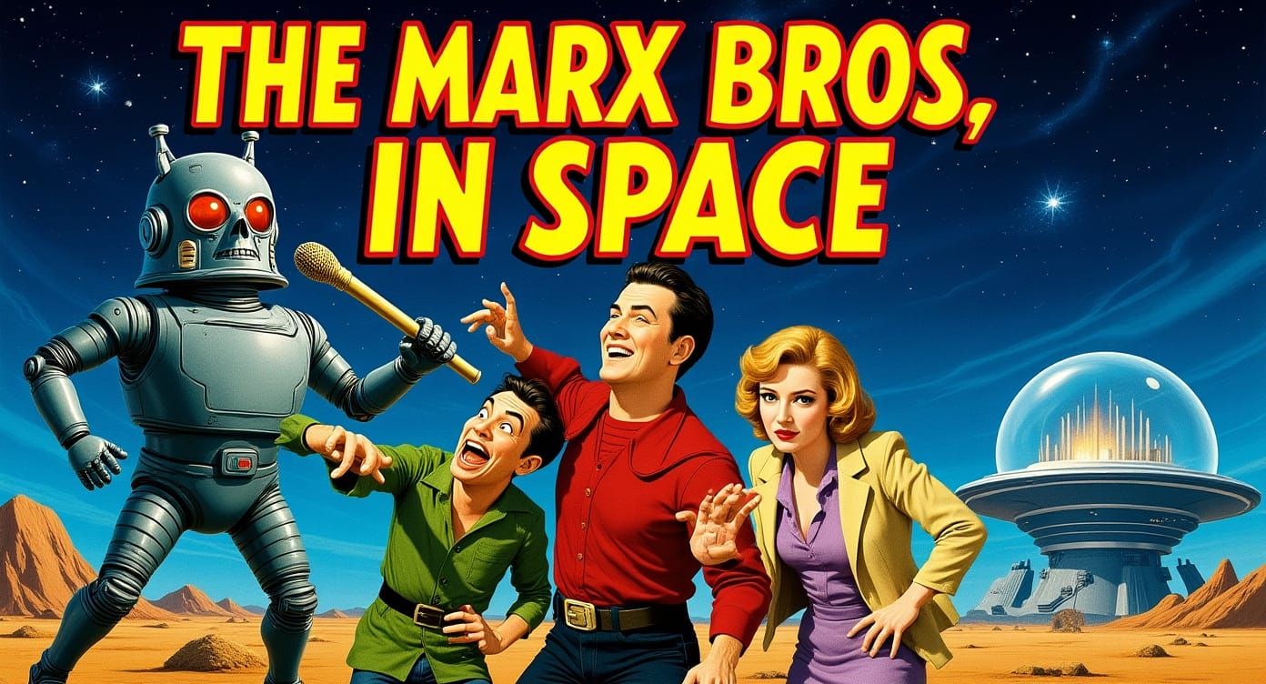 Marx Brothers Inspired Comedians as Intergalactic Adventurer...