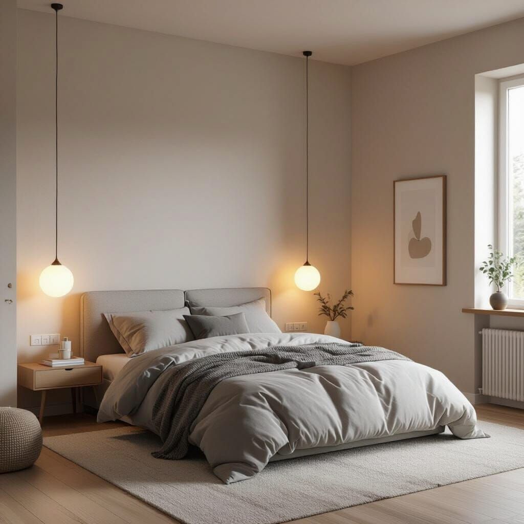 Cozy Small Bedroom with Minimalist Decor