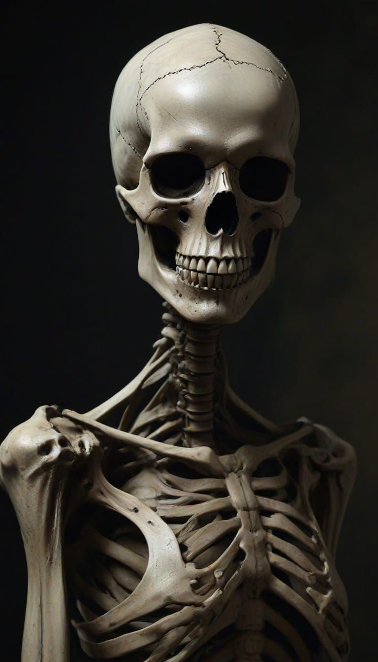 Gothic Skeletons Dance with Living in Eerie Cemetery