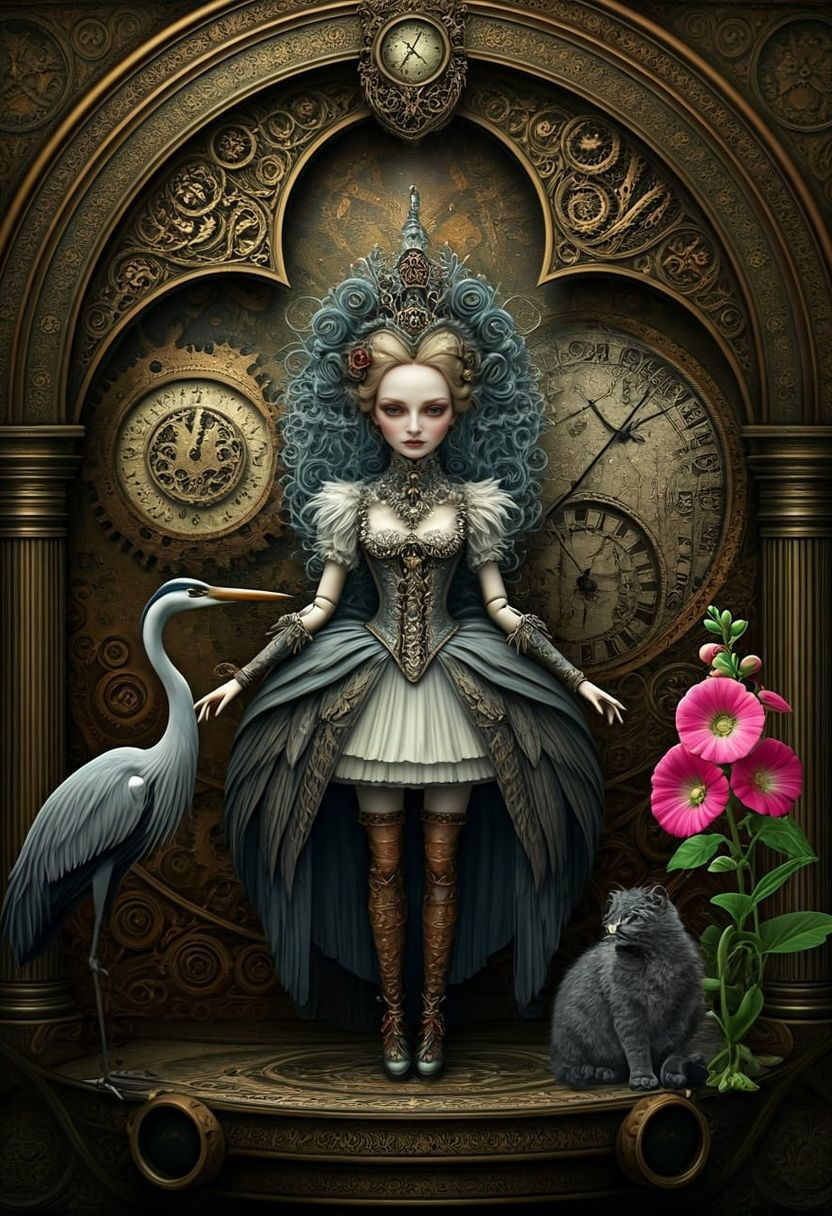 Mechanical Doll Aria: A Fantastical Opera Scene