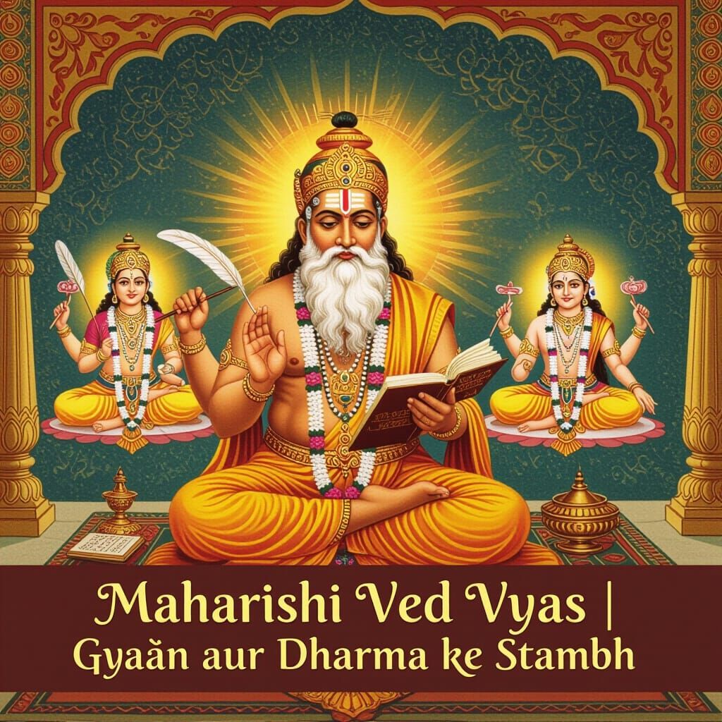 Maharishi Ved Vyas in Divine Meditation
