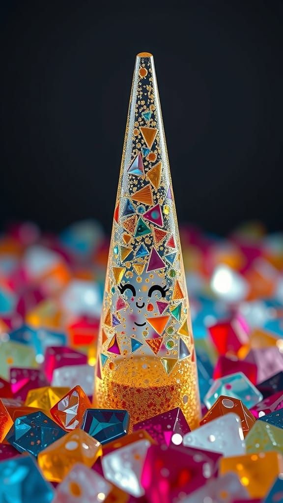 Golden Hour Decay of Geometric Glass Cone