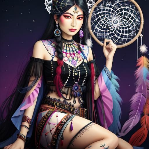 AI Dreamcatcher Interpretation by Satureya